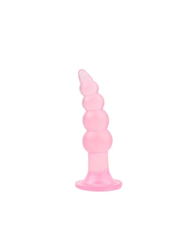 Анальний стимулятор Рожевий Bumpy Butt Plug Chisa (257235768)