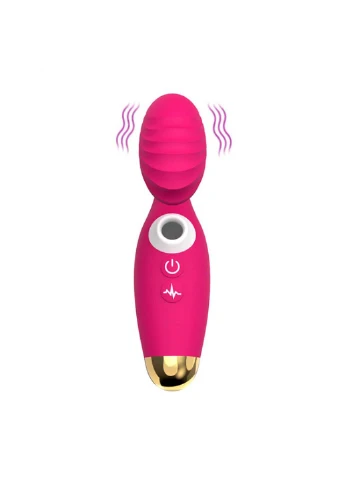 Розовый вибростимулятор Dual Stimulation Sucking Vibrator Vscnovelty (257235547)