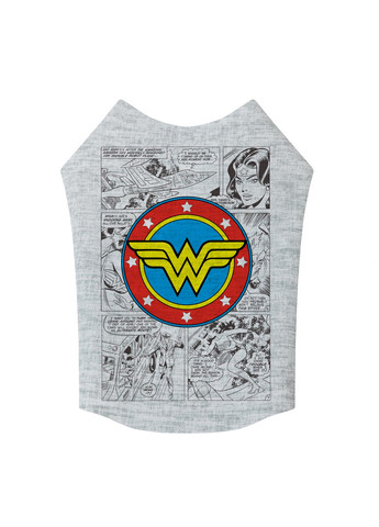 Стильная майка для собак рисунок "Чудо-женщина комикс" M47 WAUDOG (257249732)