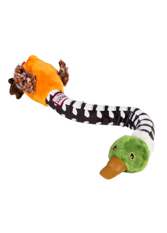 Игрушка Утка с хрустящей шеей и пищалкой для собак 54 см GiGwi (257247398)