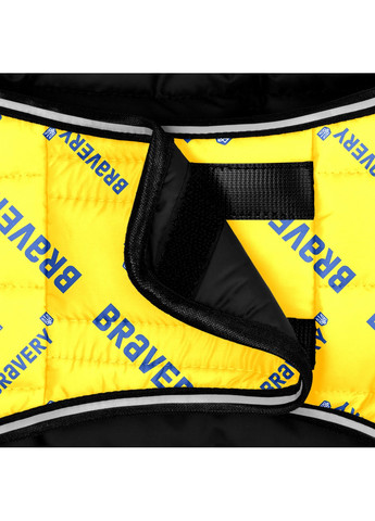 Стильная накидка-курточка для собак рисунок "Смелость" XS WAUDOG (257246830)