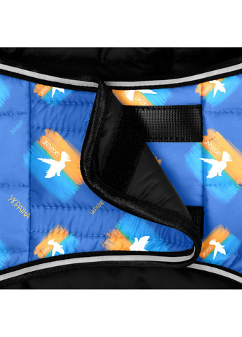 Стильная накидка-курточка для собак рисунок "Флаг" L WAUDOG (257248172)