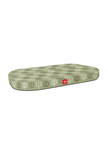 Кровать-лежанка для собак рисунок "Зеленые листья" 40х55 см WAUDOG (257250601)