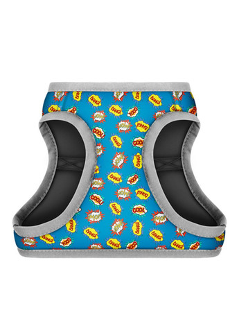 Підтримуюча шлейка для собак м'яка з QR паспортом, малюнок "ВАУ" S1 WAUDOG (257250340)