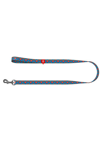 Стильный поводок для собак нейлоновый рисунок "Супермен Лого" 122х2,5 см WAUDOG (257247725)