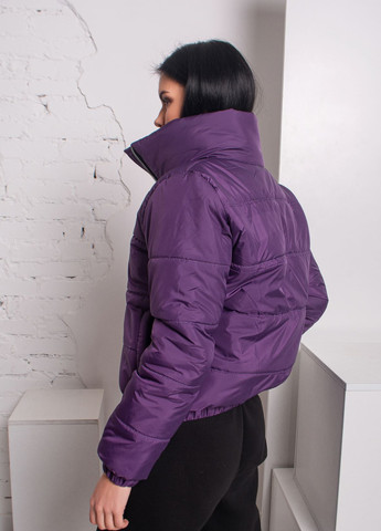 Фиолетовая демисезонная куртка женская осенняя к-008 SoulKiss k-008
