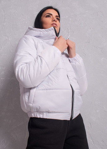 Біла демісезонна куртка жіноча осіння к-007 SoulKiss k-007
