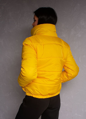 Желтая демисезонная куртка женская осенняя к-008 SoulKiss k-008