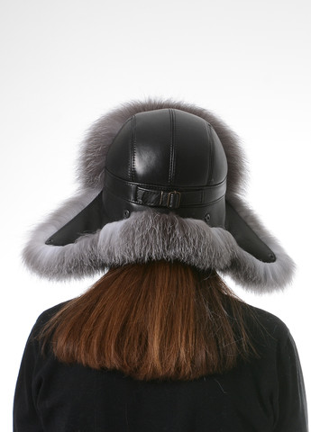 Унисекс меховая зимняя шапка ушанка из меха блюфроста Меховой Стиль Ушанка (257258760)