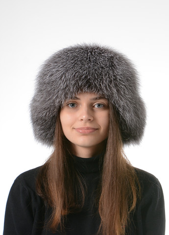Унисекс меховая зимняя шапка ушанка из меха блюфроста Меховой Стиль Ушанка (257258760)