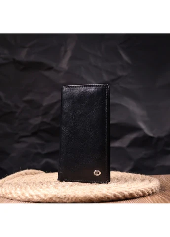 Гаманець шкіряний чоловічий 9,5х17х2 см st leather (257255452)