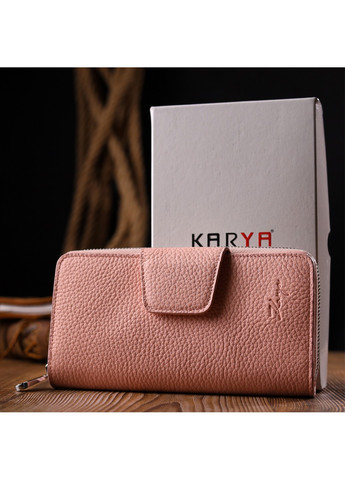 Кошелек кожаный женский 18,5х9,5х3 см Karya (257255573)
