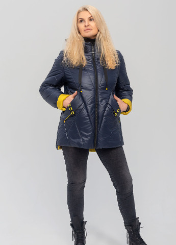 Синя демісезонна куртка діана на сезон весна/осінь MioRichi