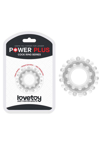 Силиконовое кольцо эрекционное Power Plus Cockring Lovetoy (257267351)