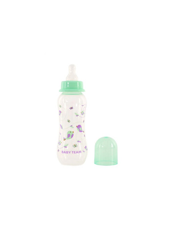 Бутылка с талией и силиконовой соской Baby Team (257259848)