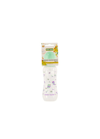Бутылка с талией и силиконовой соской Baby Team (257259956)