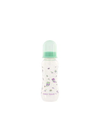 Бутылка с талией и силиконовой соской Baby Team (257259956)