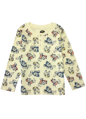 Молочная всесезон пижама (лонгслив, брюки) Primark