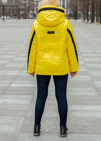 Жовта демісезонна куртка регіна на сезон весна/осінь MioRichi