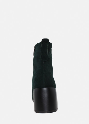 Осенние ботинки re6057 темно-зеленый Emilio из натуральной замши