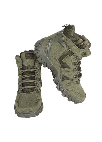 Зеленые осенние ботинки тактические gz702 Lesko