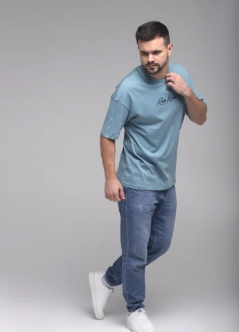 Блакитна футболка Figo
