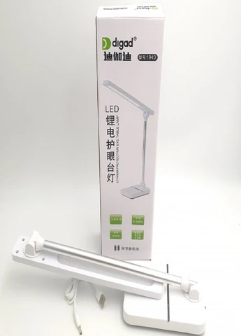 Настольная LED Лампа 40см сенсорная светодиодная 4W аккумуляторная Digad 1940 No Brand (257306825)