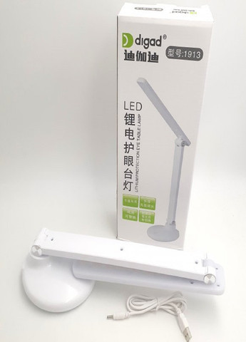 Настольная LED Лампа 40см сенсорная светодиодная 2,5W аккумуляторная Digad 1913 No Brand (257306824)