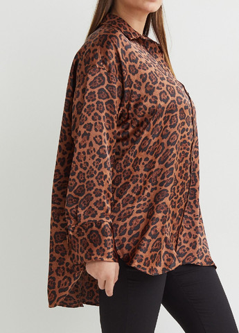 Коричнева блузка H&M