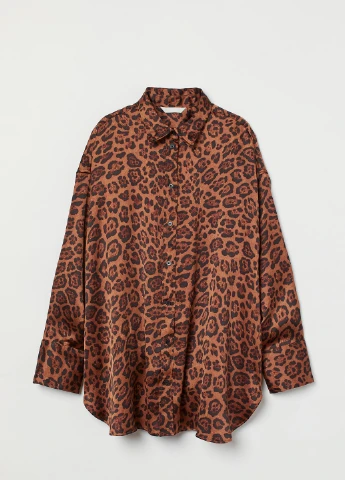 Коричнева блузка H&M