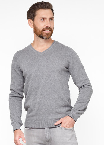 Сірий демісезонний пуловер пуловер NAVI