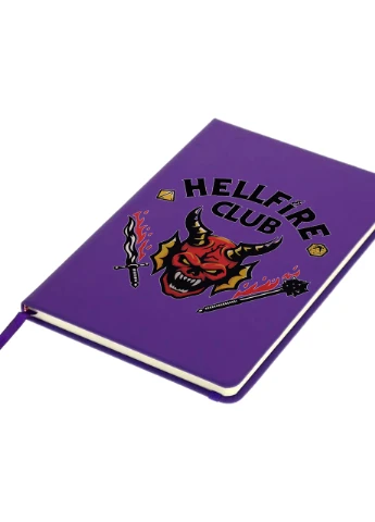Блокнот А5 Клуб Адского Пламя The Hellfire Club Фиолетовый (92228-3816-PU) MobiPrint (257327560)