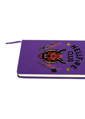 Блокнот А5 Клуб Адского Пламя The Hellfire Club Фиолетовый (92228-3816-PU) MobiPrint (257327560)