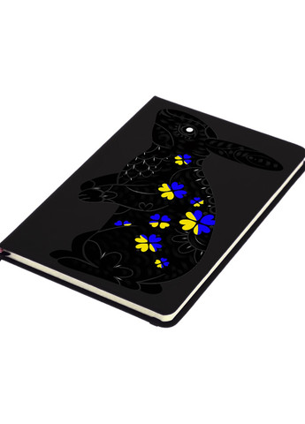 Блокнот А5 Чорний кролик Чорний (92228-3886-BK) MobiPrint (257324709)