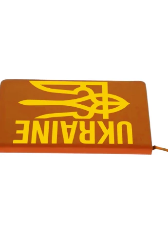 Блокнот А5 Україна Помаранчевий (92228-3794-OG) MobiPrint (257321457)