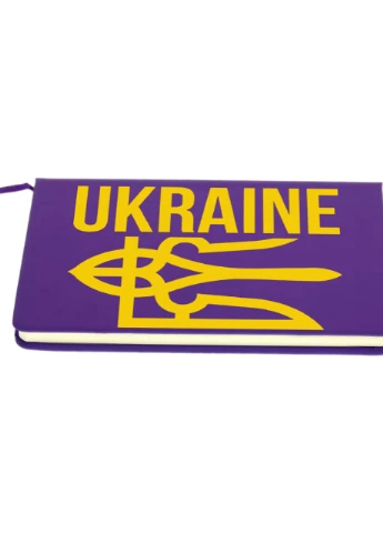 Блокнот А5 Україна Фіолетовий (92228-3794-PU) MobiPrint (257322804)