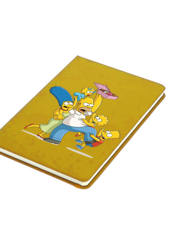 Блокнот А5 Сім'я Сімпсонів Жовтий (92228-3906-SY) MobiPrint (257324045)
