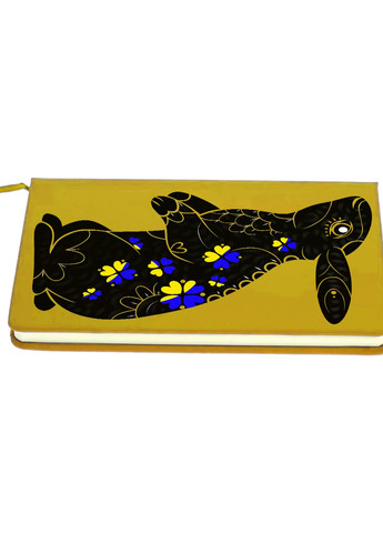 Блокнот А5 Чорний кролик Жовтий (92228-3886-SY) MobiPrint (257326149)