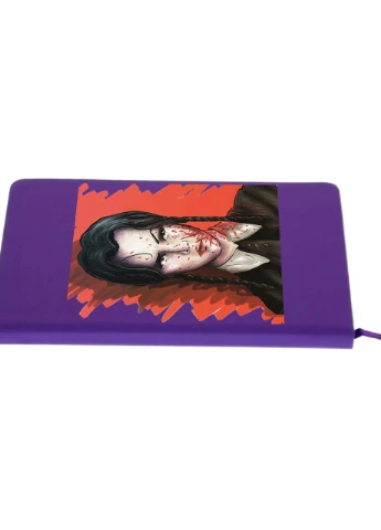 Блокнот А5 Уэнздей постер (Wendsday) Фиолетовый (92228-3928-PU) MobiPrint (257325038)