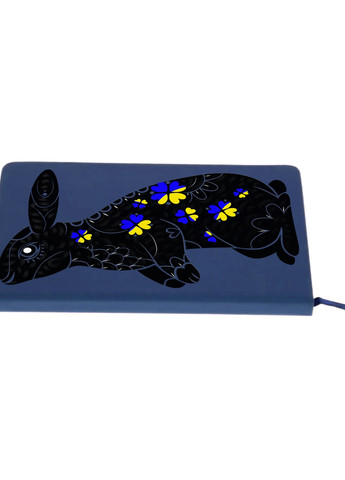 Блокнот А5 Чорний кролик Темно-синій (92228-3886-NB) MobiPrint (257325696)