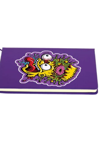 Блокнот А5 Барт Симпсон Фиолетовый (92228-3905-PU) MobiPrint (257325821)