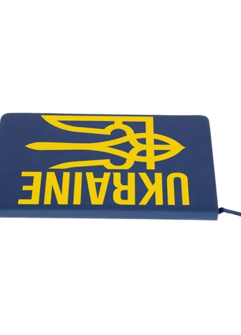 Блокнот А5 Украина Темно-синий (92228-3794-NB) MobiPrint (257321568)
