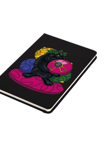 Блокнот А5 Символ года Черный (92228-3926-BK) MobiPrint (257323775)