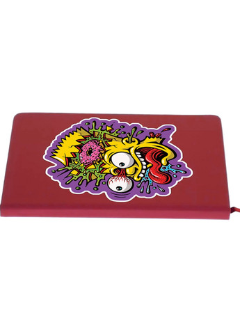 Блокнот А5 Барт Сіпсон Червоний (92228-3905-RD) MobiPrint (257323373)