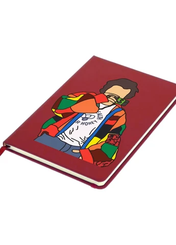 Блокнот А5 Гарри Стайлз Красный (92228-3800-RD) MobiPrint (257324274)