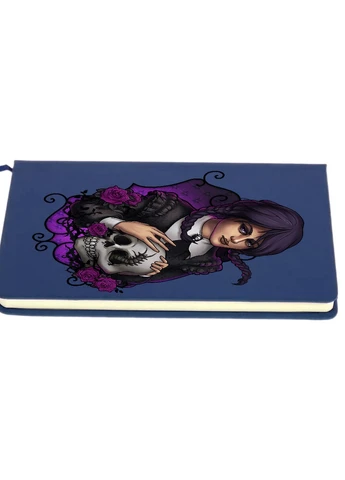 Блокнот А5 Уэнздей (Wensday) 3 Темно-синий (92228-3924-NB) MobiPrint (257325046)