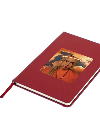 Блокнот А5 Билли Айлиш (Billie Eilish) Красный (92228-1600-RD) MobiPrint (257328066)