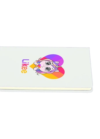 Блокнот А5 Лайки Единорог (Likee Unicorn) Белый (92228-1593-WT) MobiPrint (257324931)