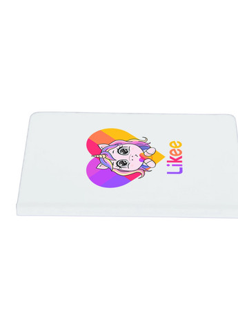 Блокнот А5 Лайки Единорог (Likee Unicorn) Белый (92228-1593-WT) MobiPrint (257324931)