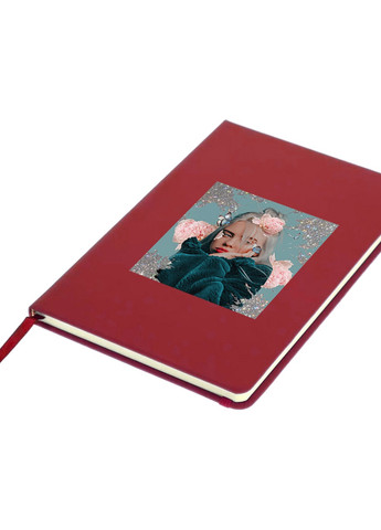 Блокнот А5 Билли Айлиш (Billie Eilish) Красный (92228-1601-RD) MobiPrint (257327995)